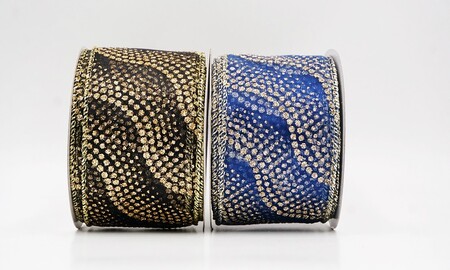 Lint met glittergolven en stippen_KW0474.KW0475